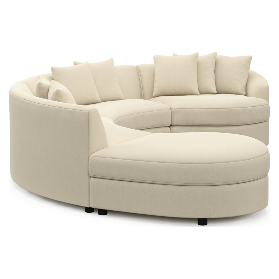 allegra neutral sectional   