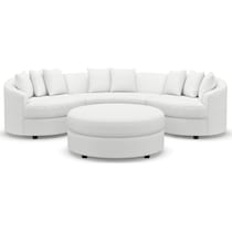 allegra white  pc living room   