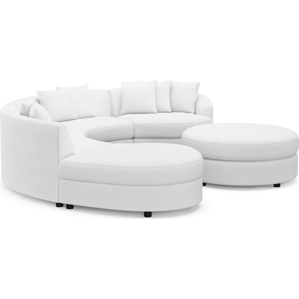 allegra white  pc living room   