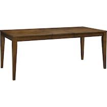 allister dark brown dining table   