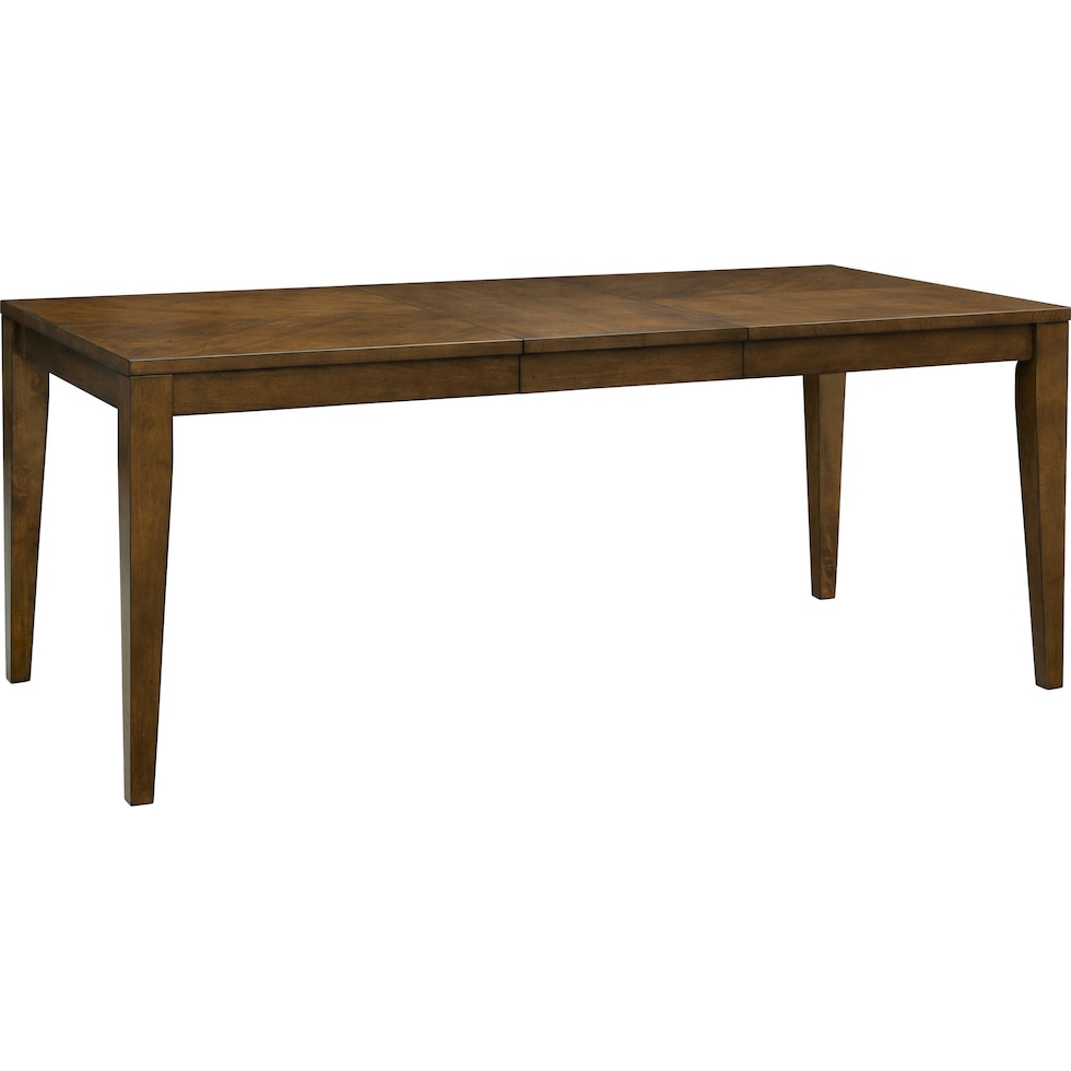 allister dark brown dining table   