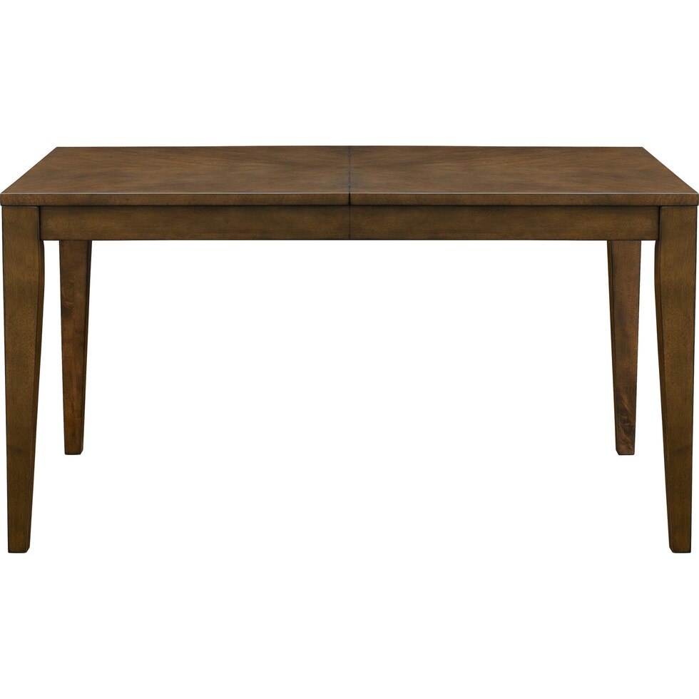 allister dark brown dining table   