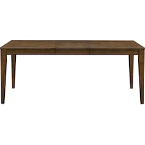 allister dark brown dining table   