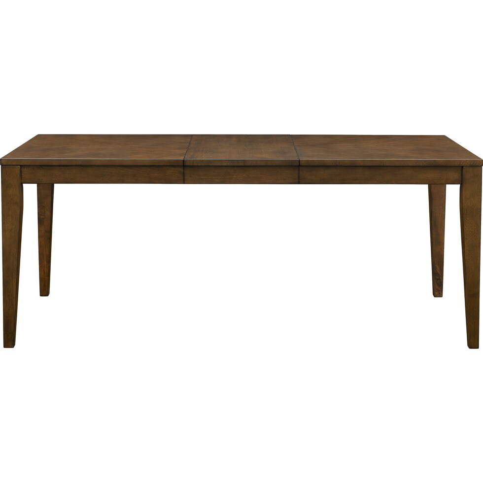 allister dark brown dining table   