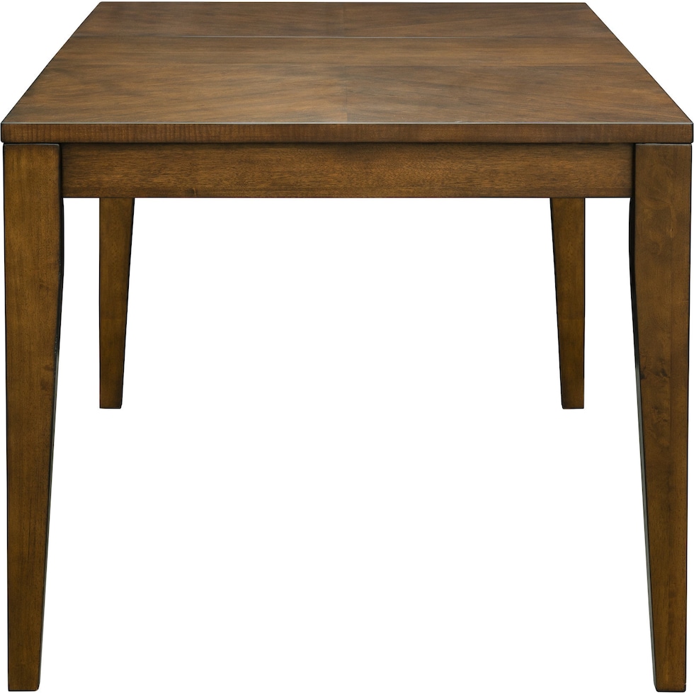 allister dark brown dining table   