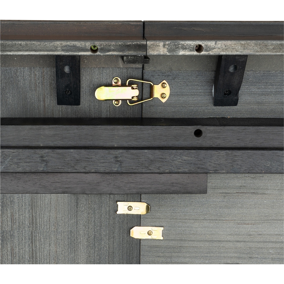 allister dark brown dining table   
