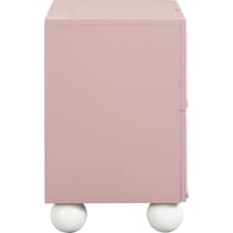 allora pink nightstand   