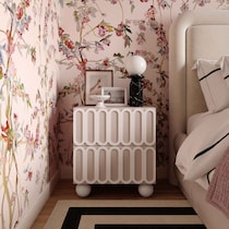 allora taupe nightstand   
