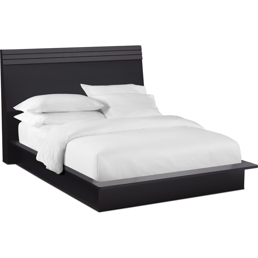 allori black king panel bed   