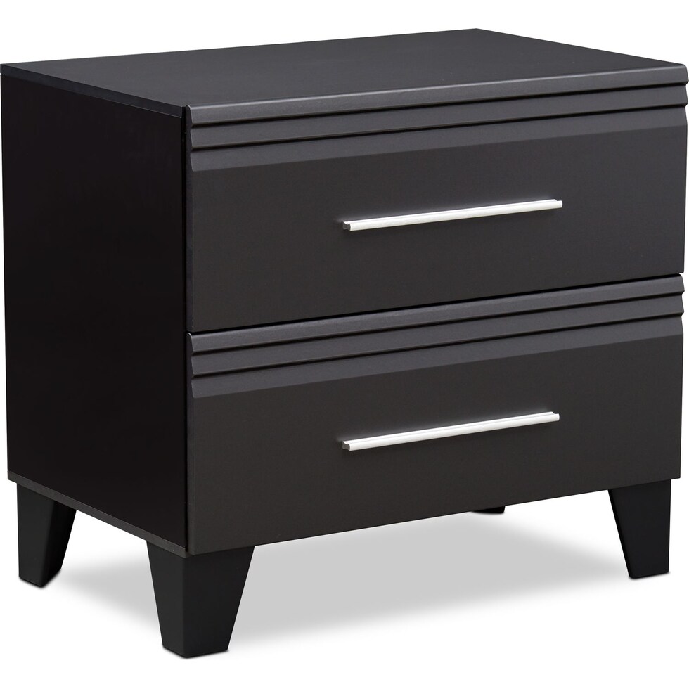 allori black nightstand   