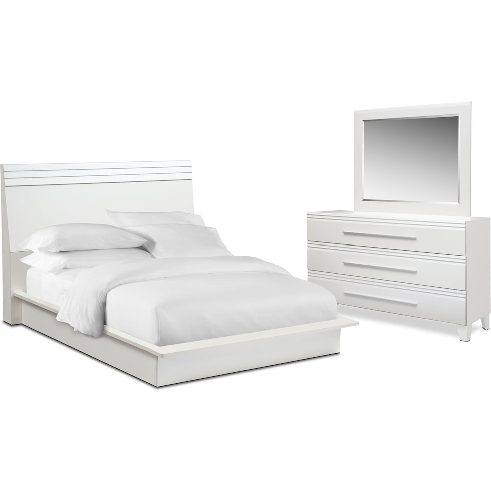 allori white  pc queen bedroom   