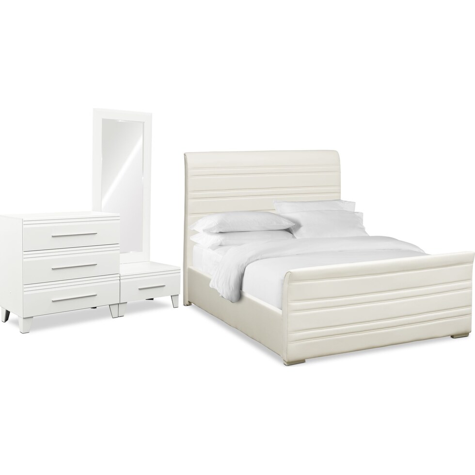 allori white  pc queen bedroom   