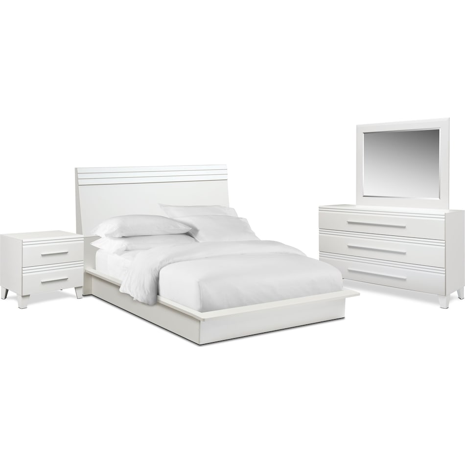 allori white  pc queen bedroom   