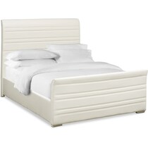 allori white queen upholstered bed   