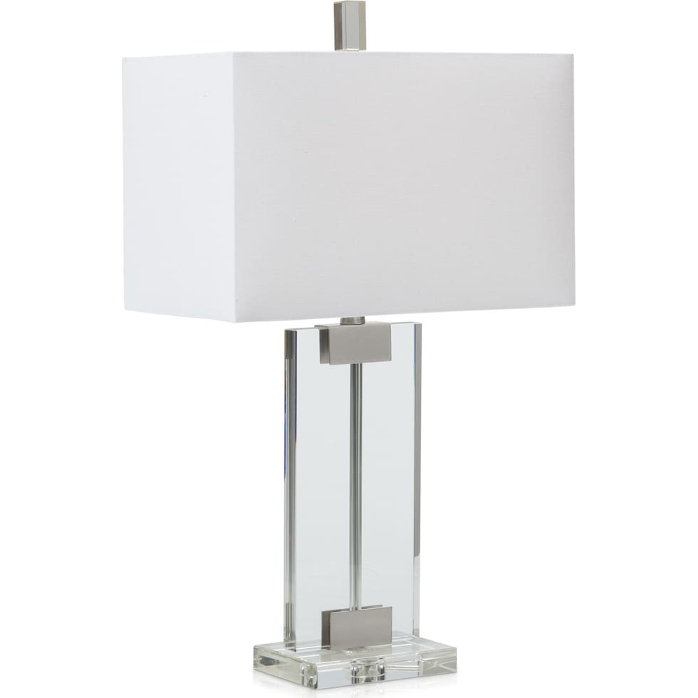 alma glass table lamp   