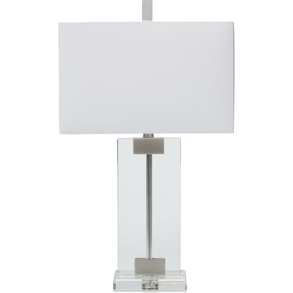 alma glass table lamp   