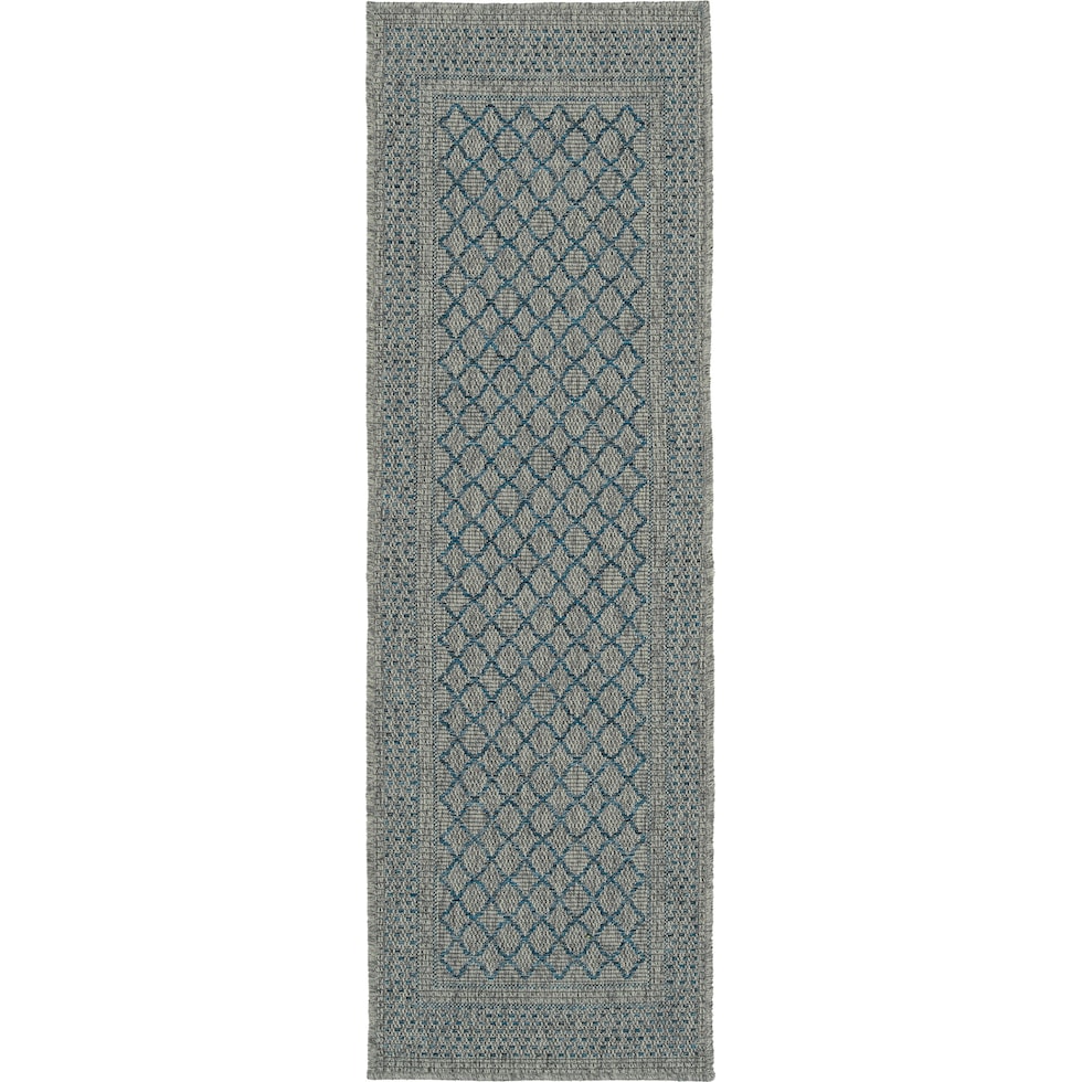 almeria blue outdoor area rug   