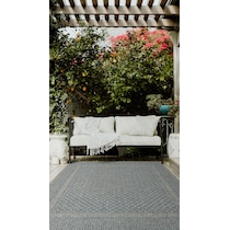 almeria blue outdoor area rug   