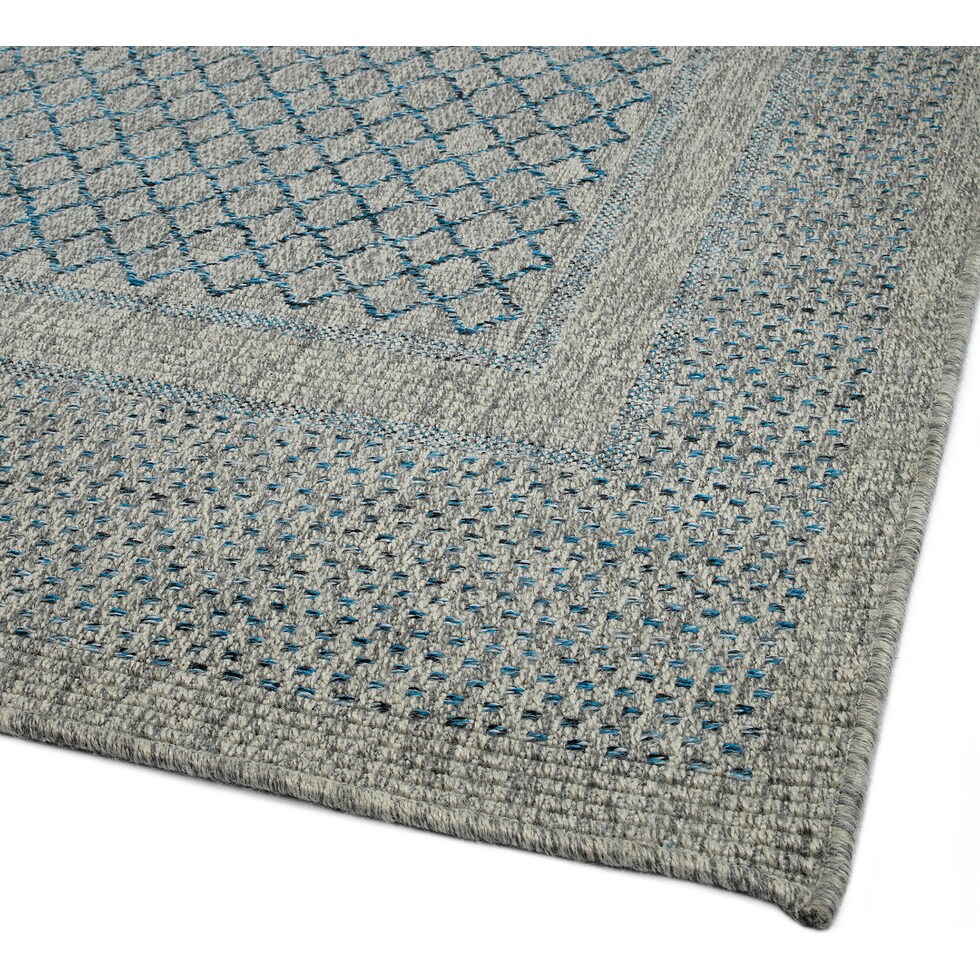almeria blue outdoor area rug   