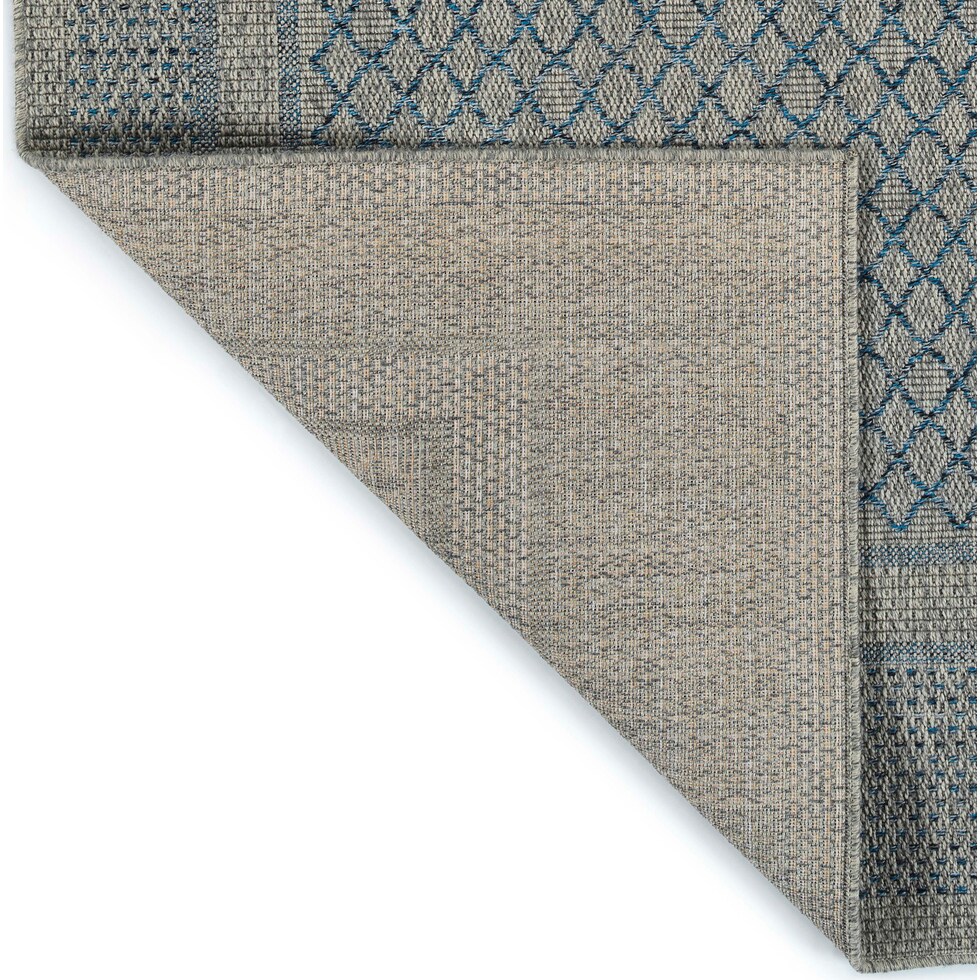 almeria blue outdoor area rug   