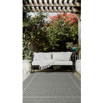 almeria gray outdoor area rug   