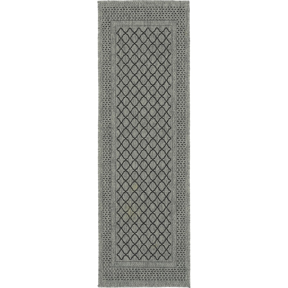 almeria gray outdoor area rug   