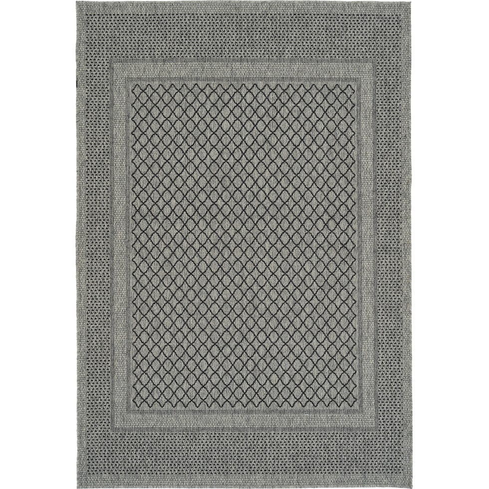 almeria gray outdoor area rug   