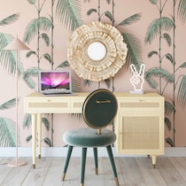 almos white desk   