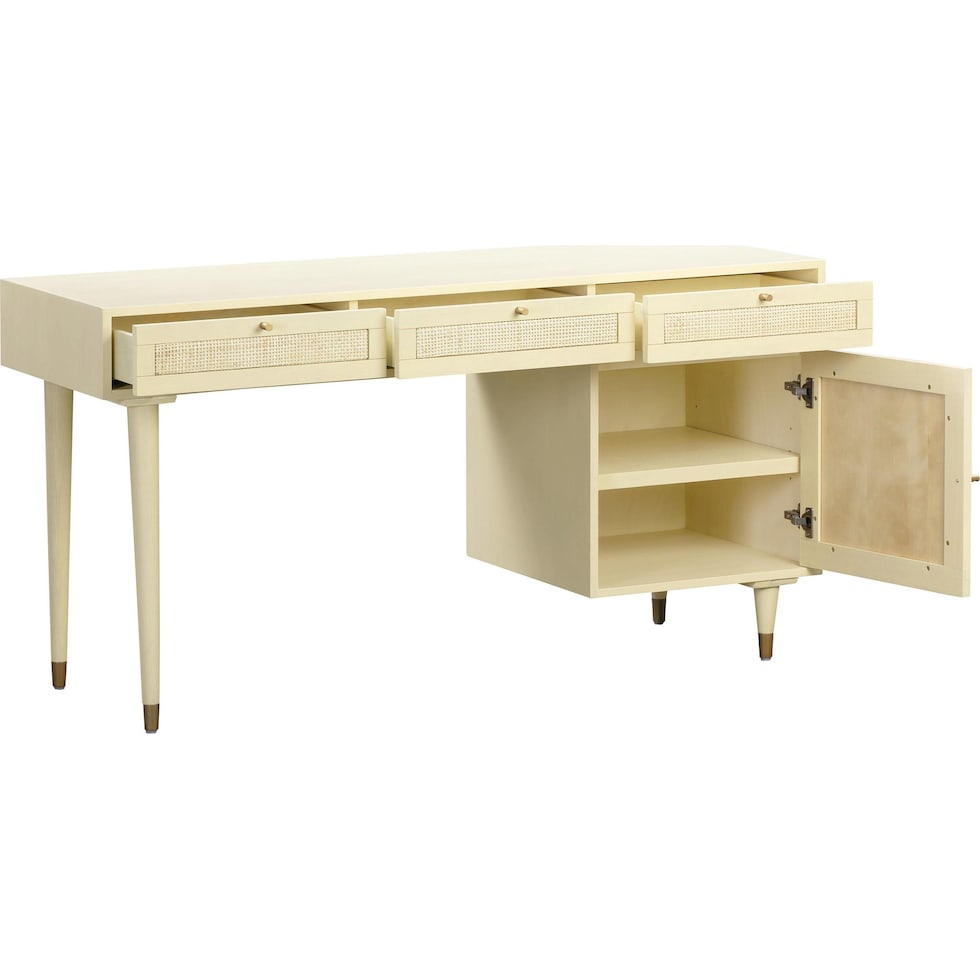 almos white desk   