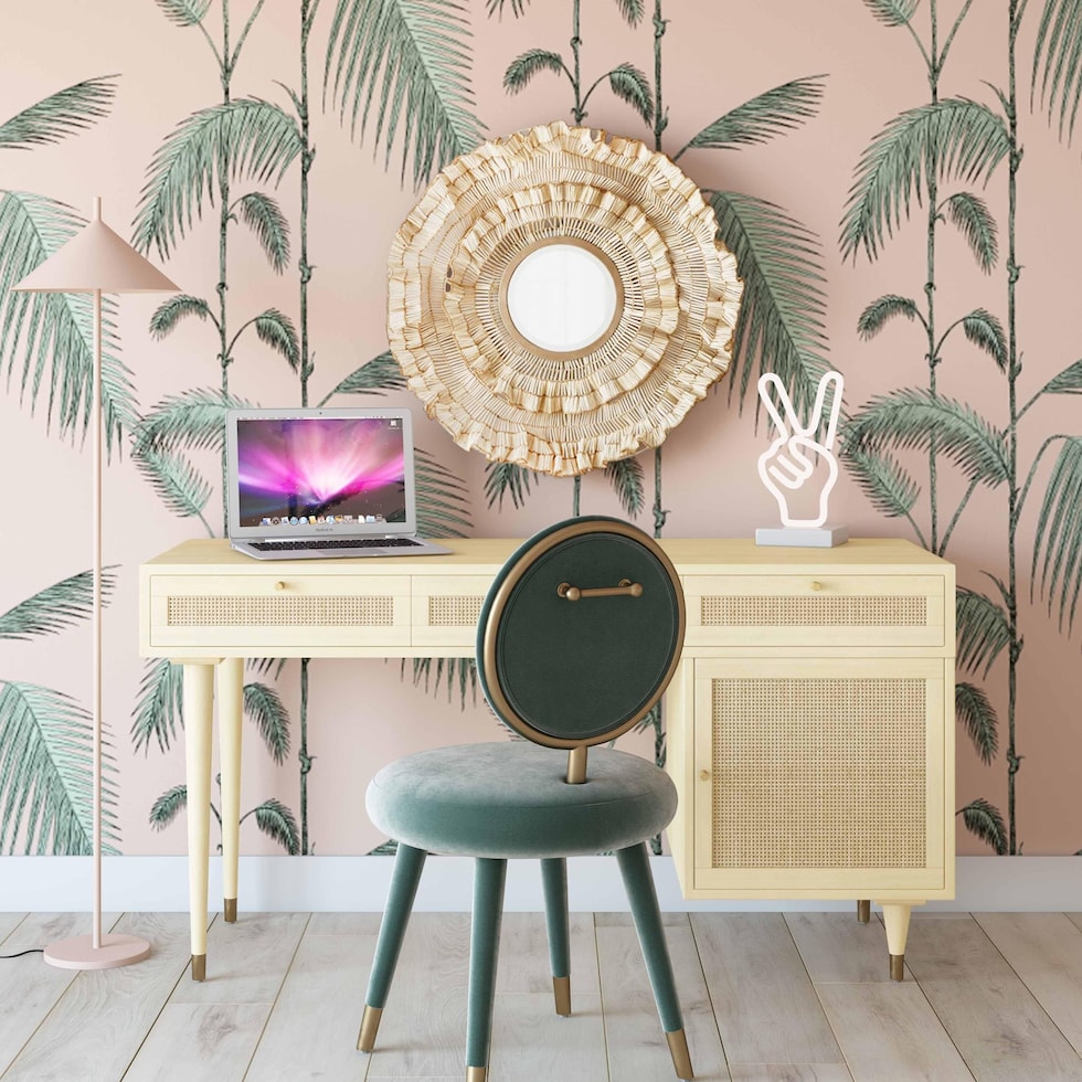 almos white desk   