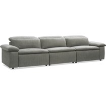 aloft gray power reclining sofa   