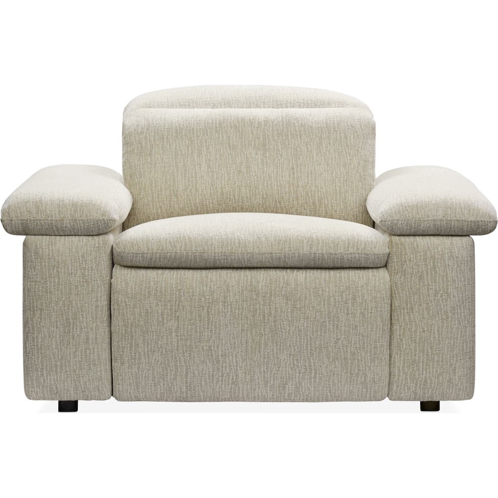 aloft white power recliner   