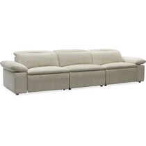 aloft white power reclining sofa   