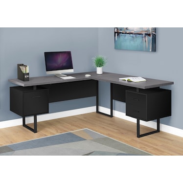 Alonzo L-Shaped Desk