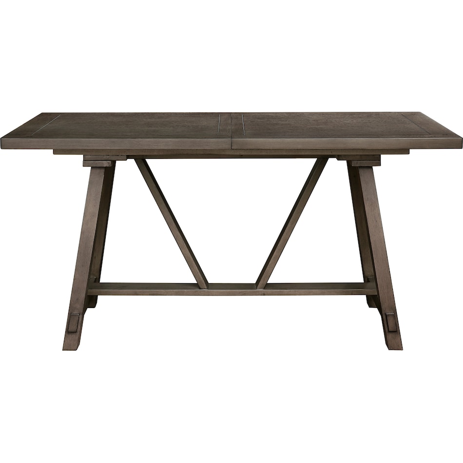 alora gray dining table   