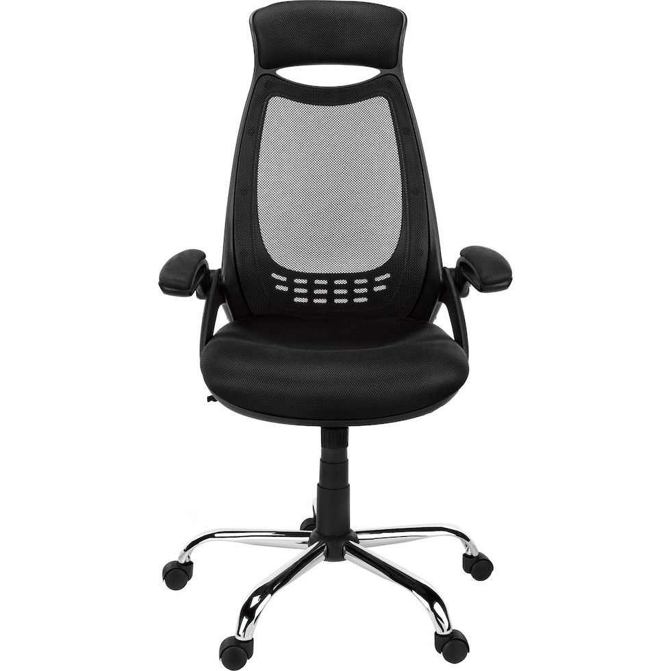 alta black desk chair   