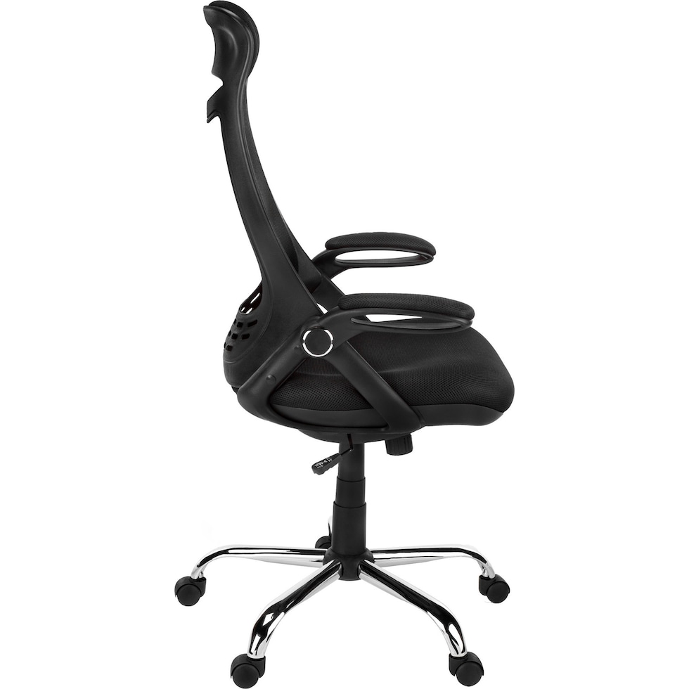 alta black desk chair   