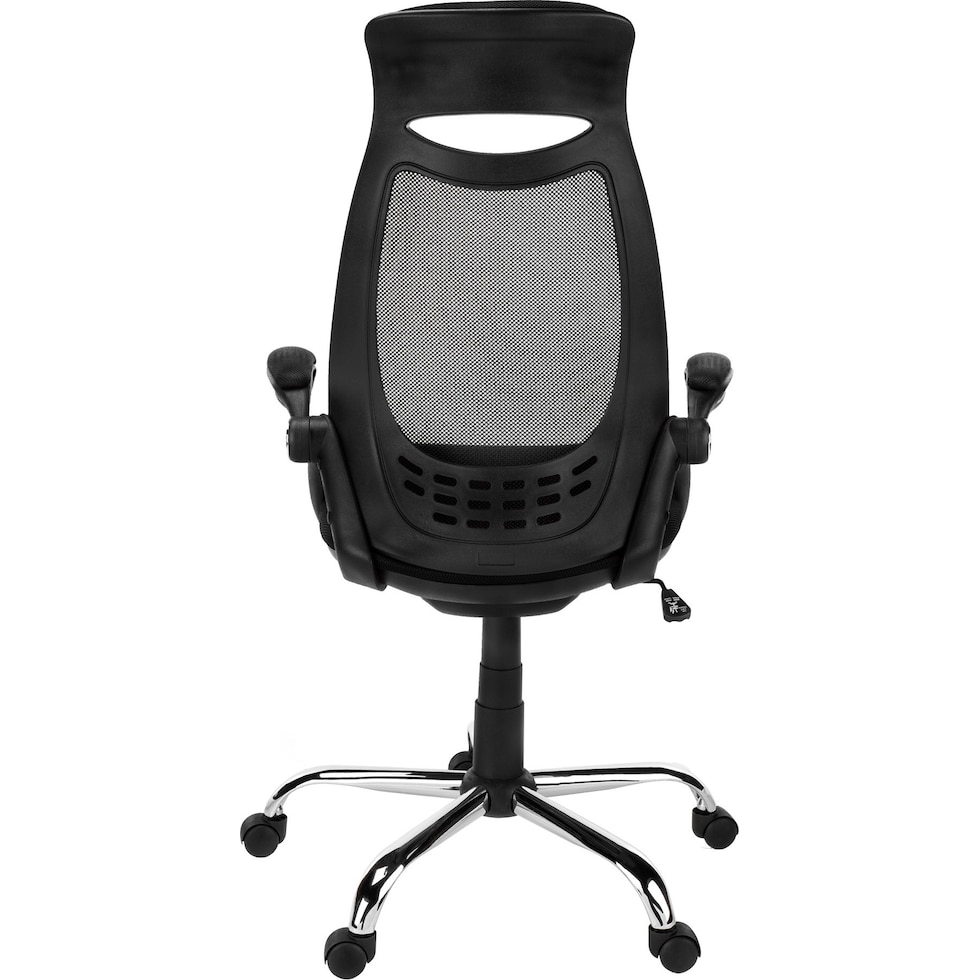 alta black desk chair   