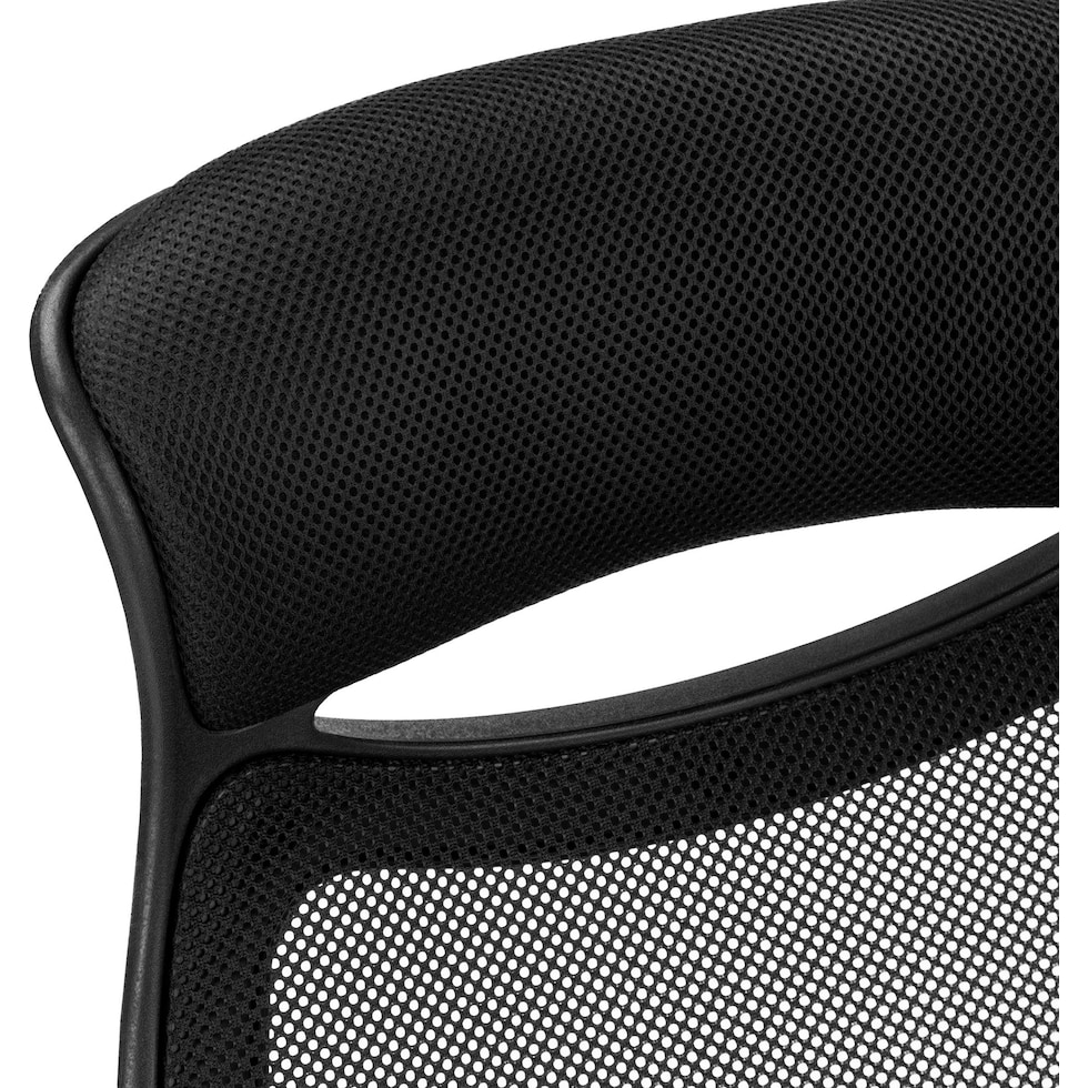 alta black desk chair   