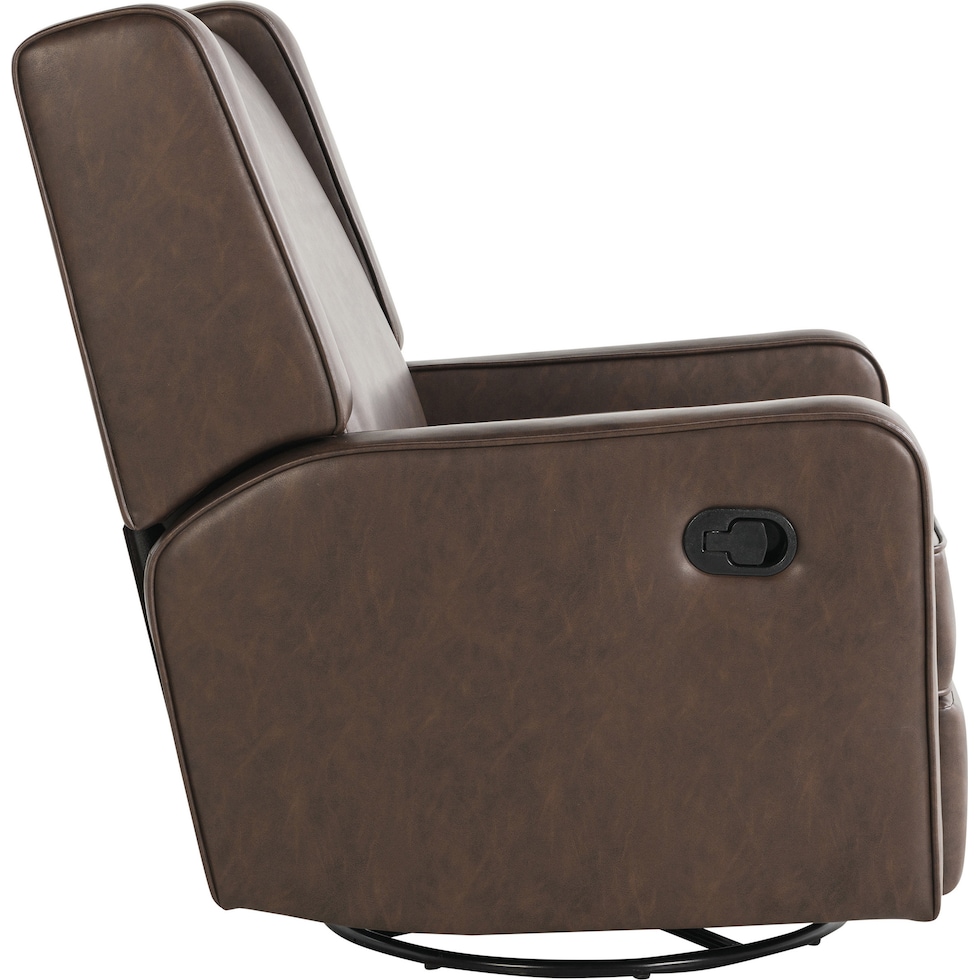 altari dark brown recliner   