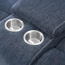 alto blue loveseat   
