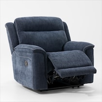 alto blue recliner   