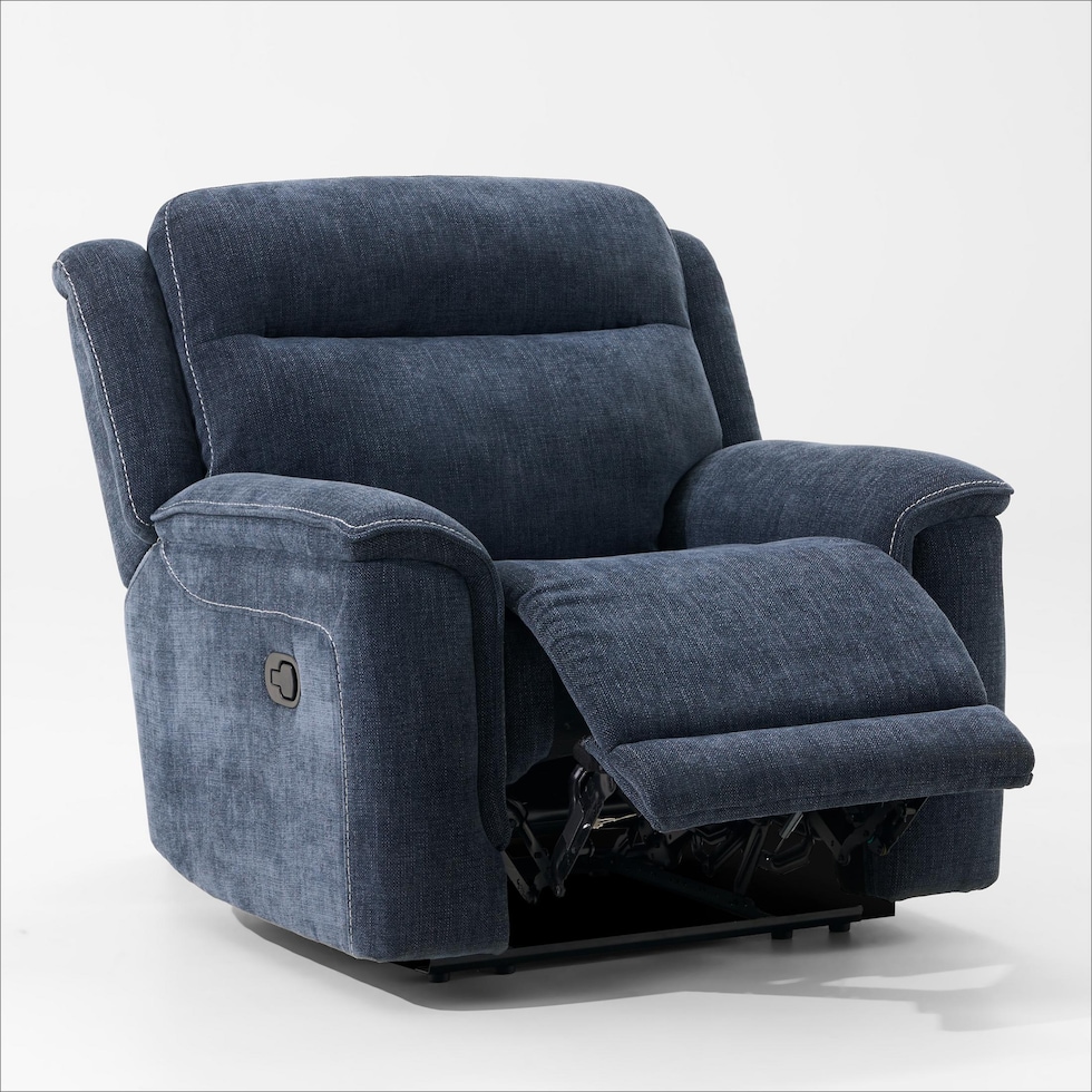 alto blue recliner   