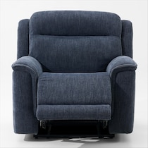 alto blue recliner   
