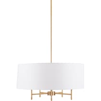 alturas white and gold chandelier   