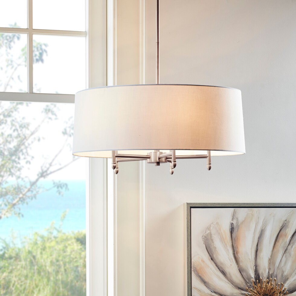 alturas white silver chandelier   