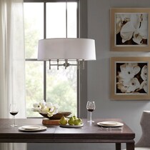 alturas white silver chandelier   