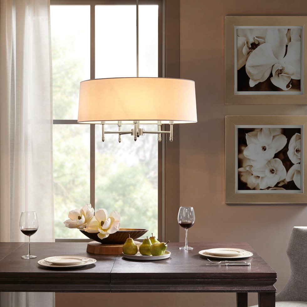 alturas white silver chandelier   