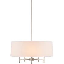alturas white silver chandelier   