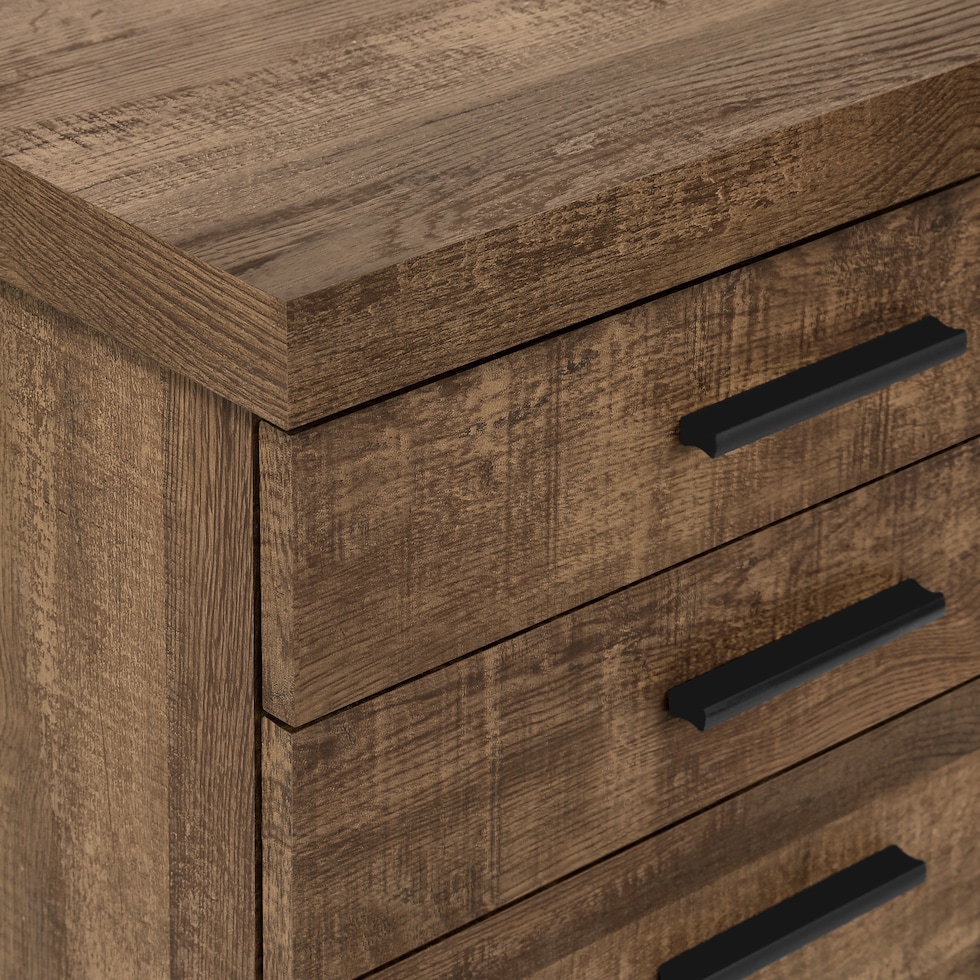 alyx dark brown file cabinet   